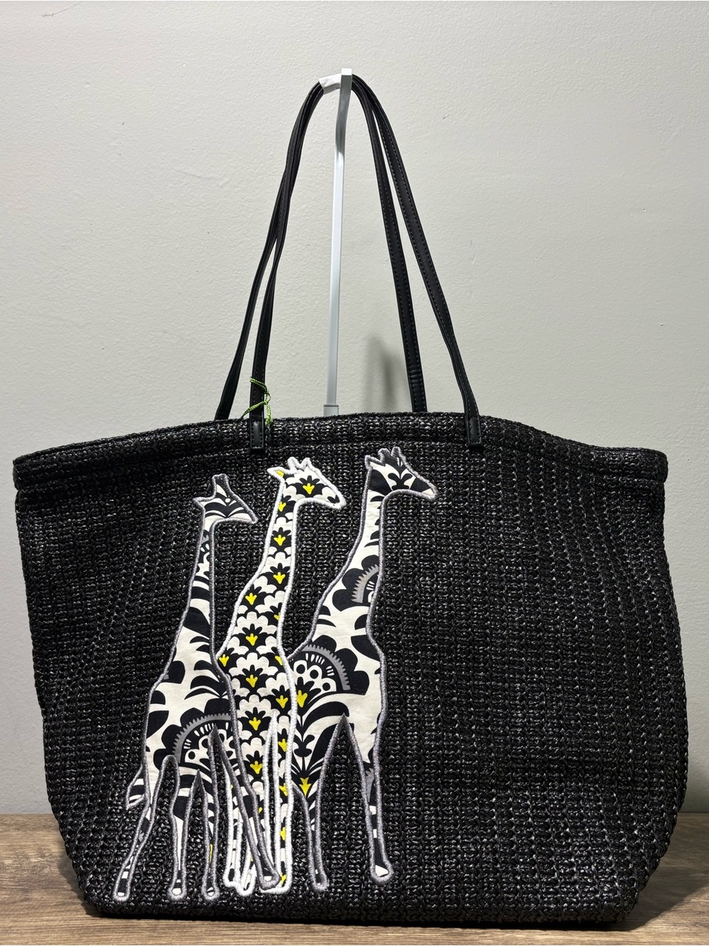 Vera Bradley Fanfare Large Straw Tote - Picture 5 of 12